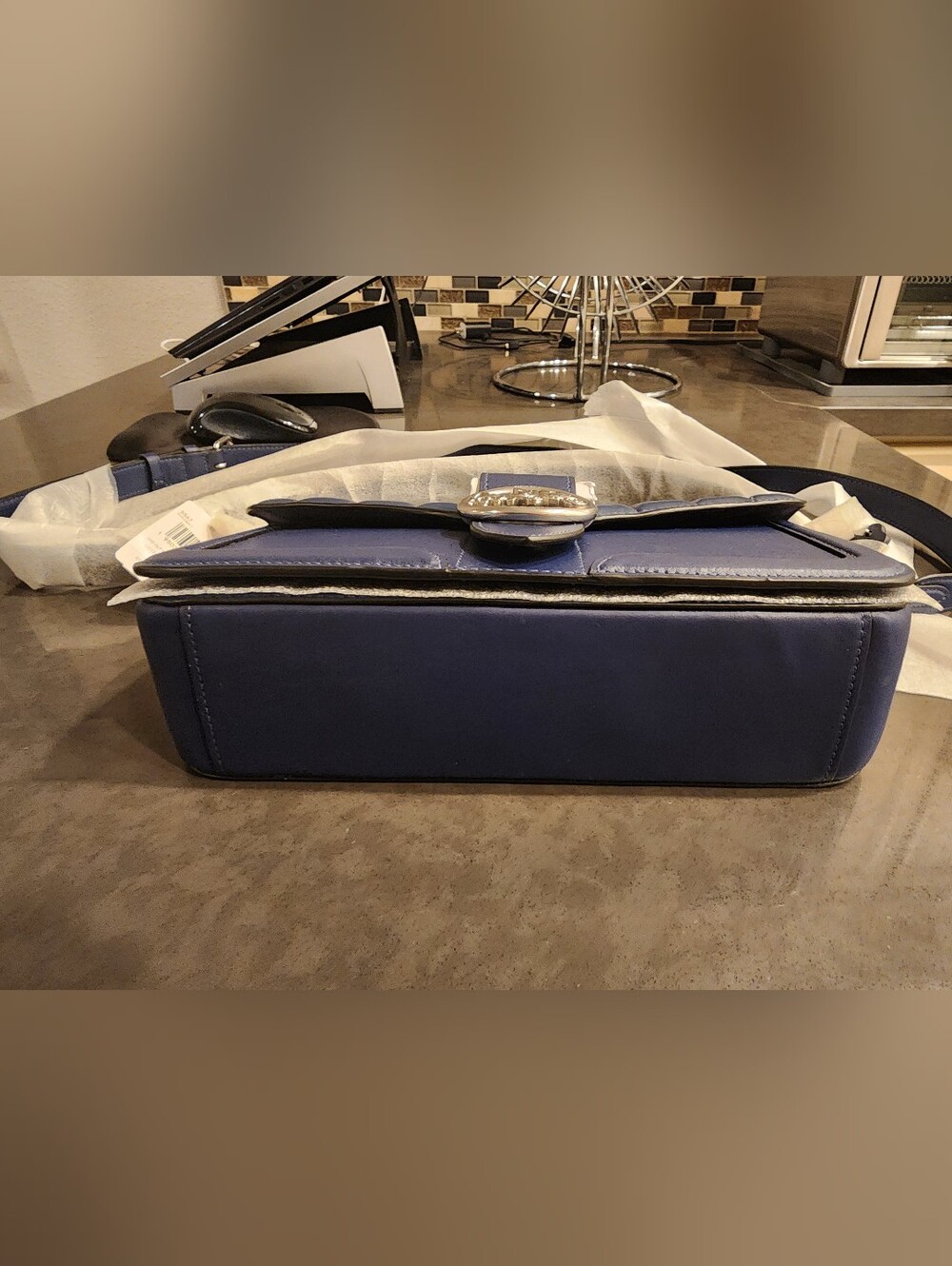Coach Georgie Bag in navy